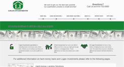 Desktop Screenshot of loganinvestments.com